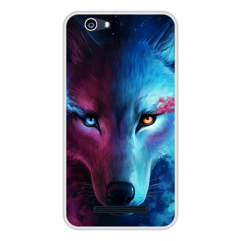 Чехол для Wileyfox Spark Мягкий силиконовый чехол из ТПУ с шикарным рисунком для телефона Wileyfox Spark