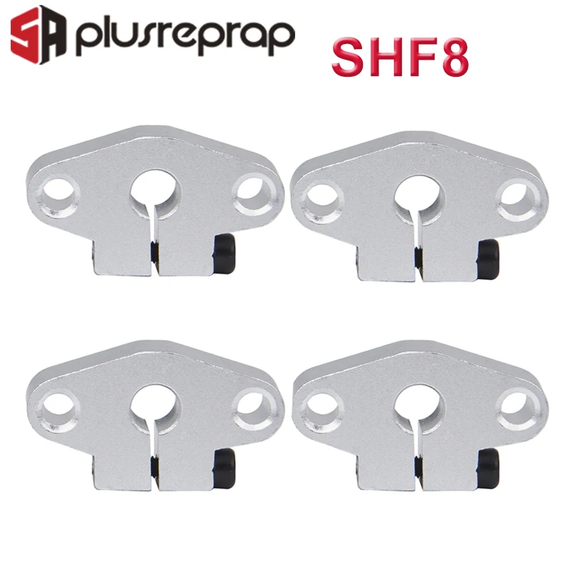 4 шт./лот SHF8 линейная Опора вала подшипника 8 мм рельса запчасти CNC XYZ стол маршрут