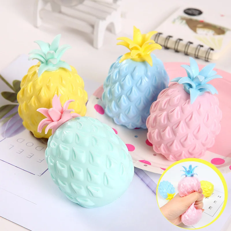 

New Anti Stress Fun Soft Pineapple Ball Stress Reliever Toy Children Adult Fidget Squishy Antistress Creativity Sensory Toy Gift
