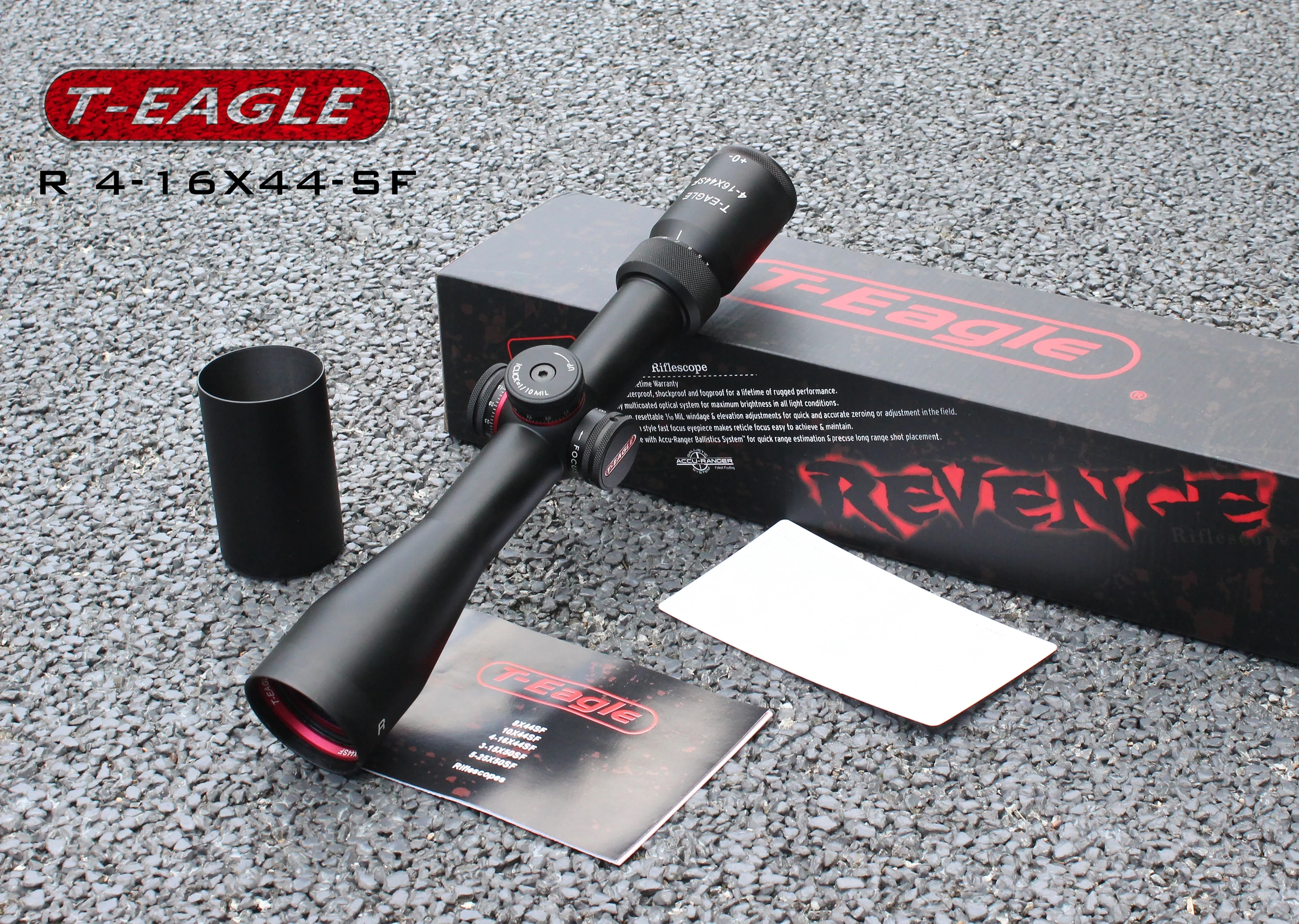 

Hunting Scope T-EAGLE R4-16x44SF Riflescope with Red Dot with 11mm or 20mm Mount Rifle Scope