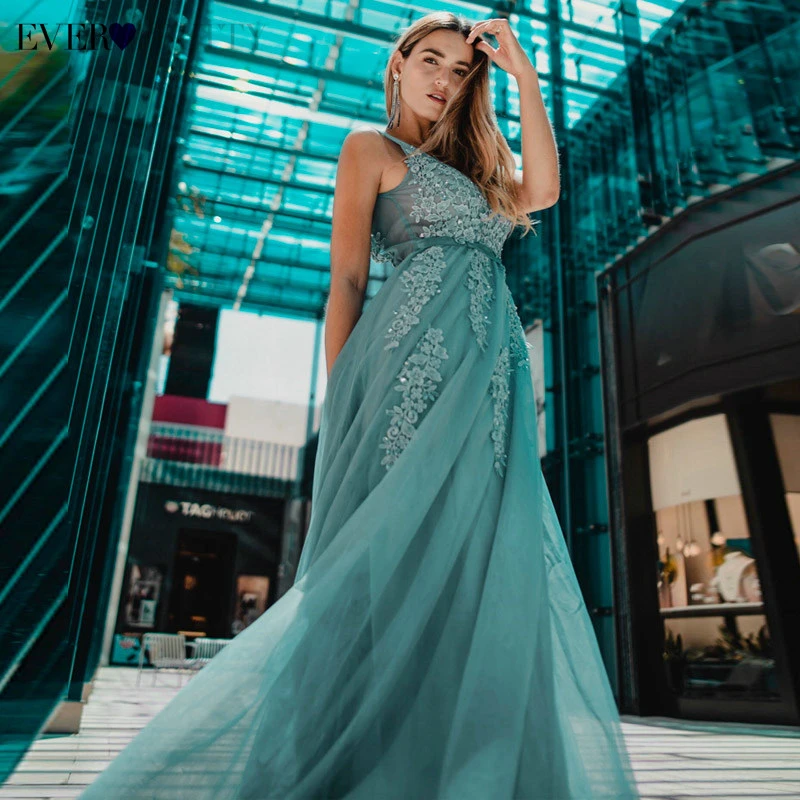 Robe De Soiree Ever Pretty Lace Бисероплетение Сексуальные Длинные вечерние платья размера плюс для свадебного банкета элегантные вечерние платья длиной до пола для выпускного вечера