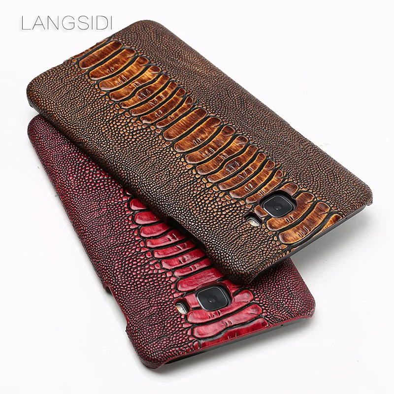 Genuine Leather Phone Case For Samsung Galaxy S8 S9 Plus Lizard Texture Back Cover S7 Edge A5 A7 J3 J5 J7 2017 Cases |