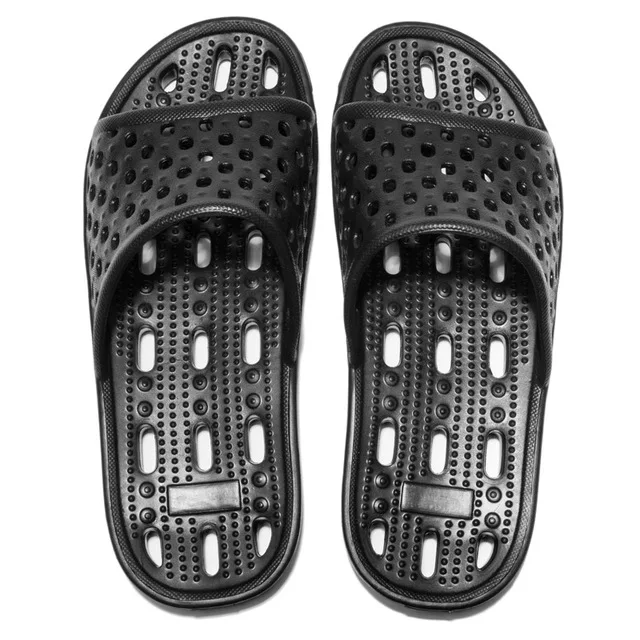 

Men's and women's bathroom slippers, shower sandals with holes and leaks, lightweight non-slip slippers