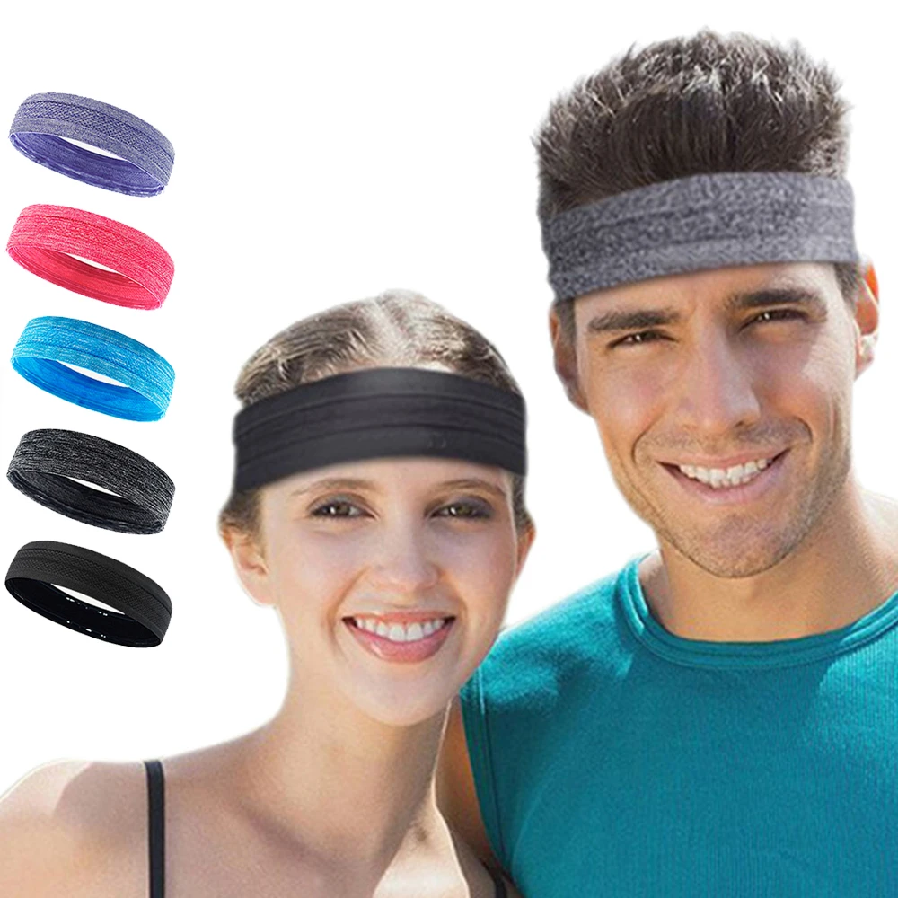 SKDK 1 шт. Sweatband эластичные Йога Бег Фитнес Пот Группа головная повязка лента для