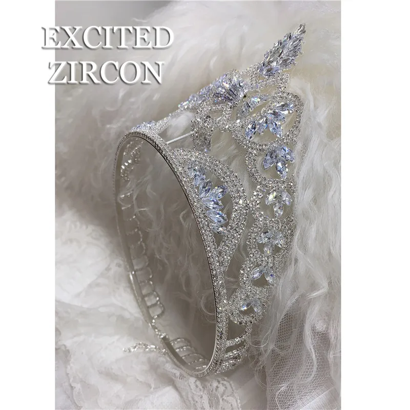 Изысканная модная женская корона с Ангелой и принцессой из искусственного