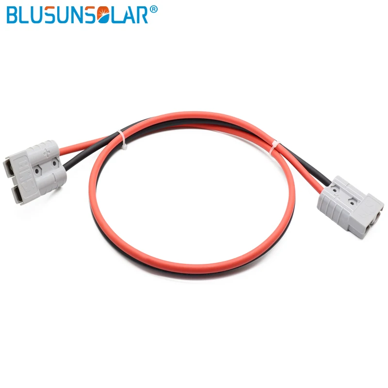 Соединитель SB50A 600V с 1m 4mm2 Красный Черный Солнечный кабель подключения солнечной