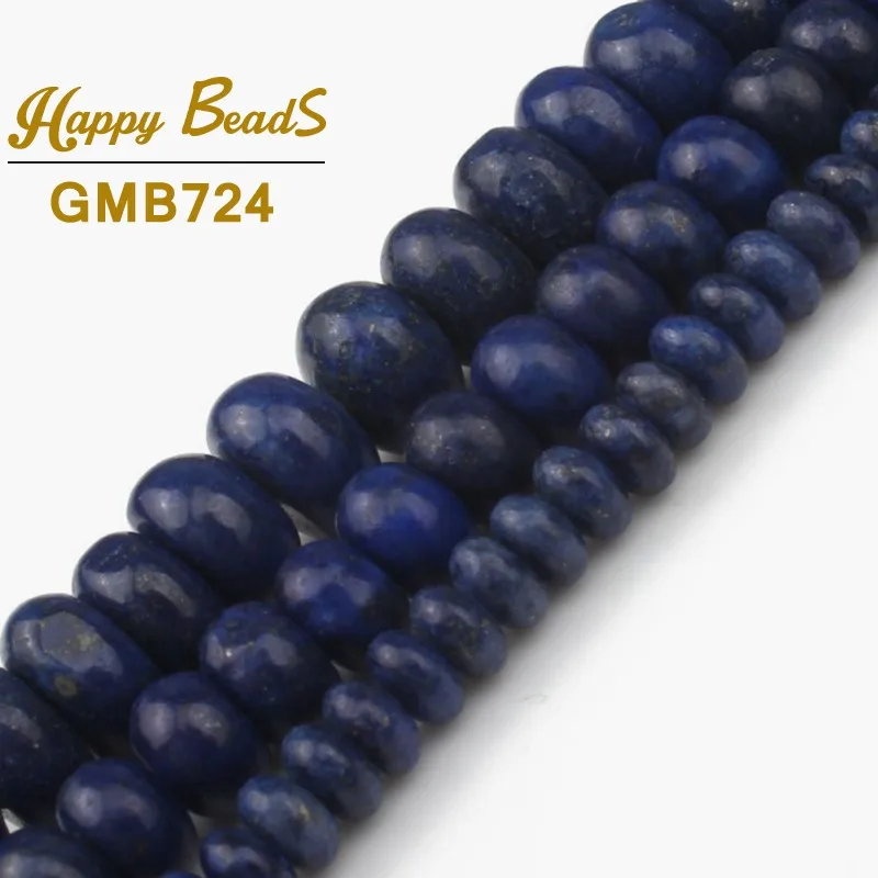 Бусины Из Натурального лазурита круглые бусины россыпью для изготовления