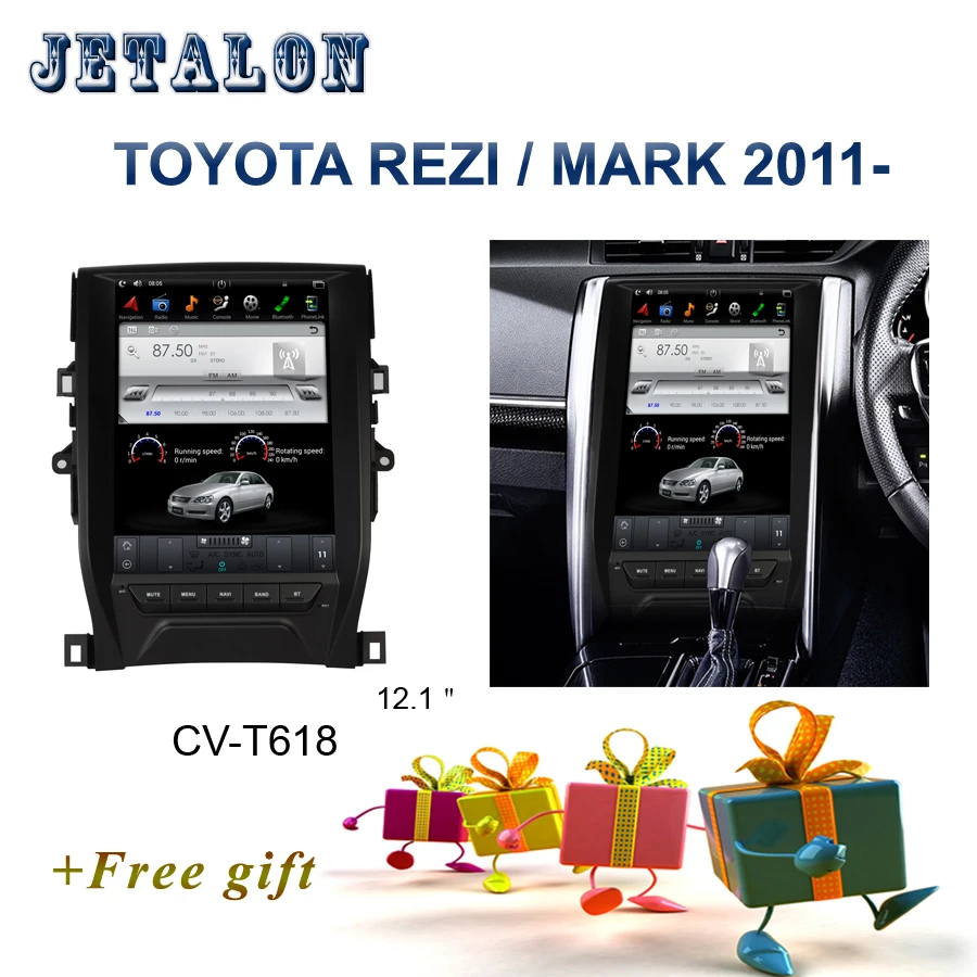 PX6 Смарт 12 1 &quotips экран Tesla навигация для TOYOTA Rezi Mark 2011 Android автомобильный Радио