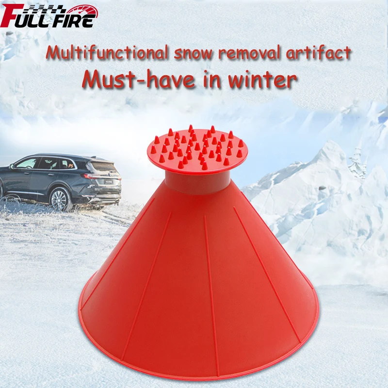 

2021 New 1PCS Snow Shovel Multifunctional Car Snow Remover Car with Snow Shovel Artifact Snow Scraping Brush Winter Car Supplies