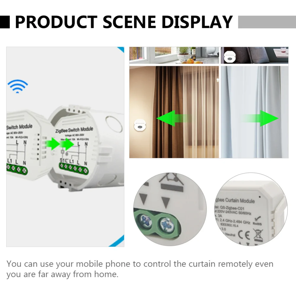 

Intelligent Curtain Smart Remote Controller Module Intelligent Home DIY Tool
