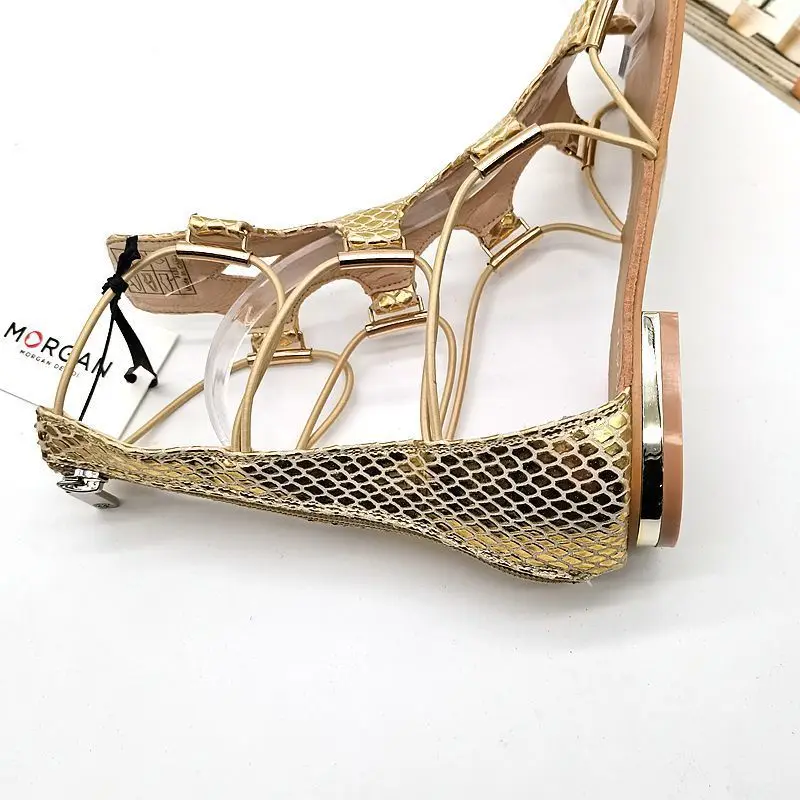 

Новинка лета 2021, большие туфли на плоской подошве, женские тканевые сандалии с блестками и застежкой-молнией сзади на резинке, женские санда...