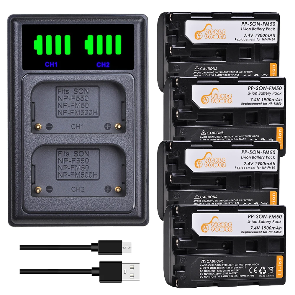 1900 мА/ч NP FM50 FM30 FM51 QM50 QM51 FM55H Батарея Зарядное устройство Наборы для Sony FM70 FM71 QM70 QM71