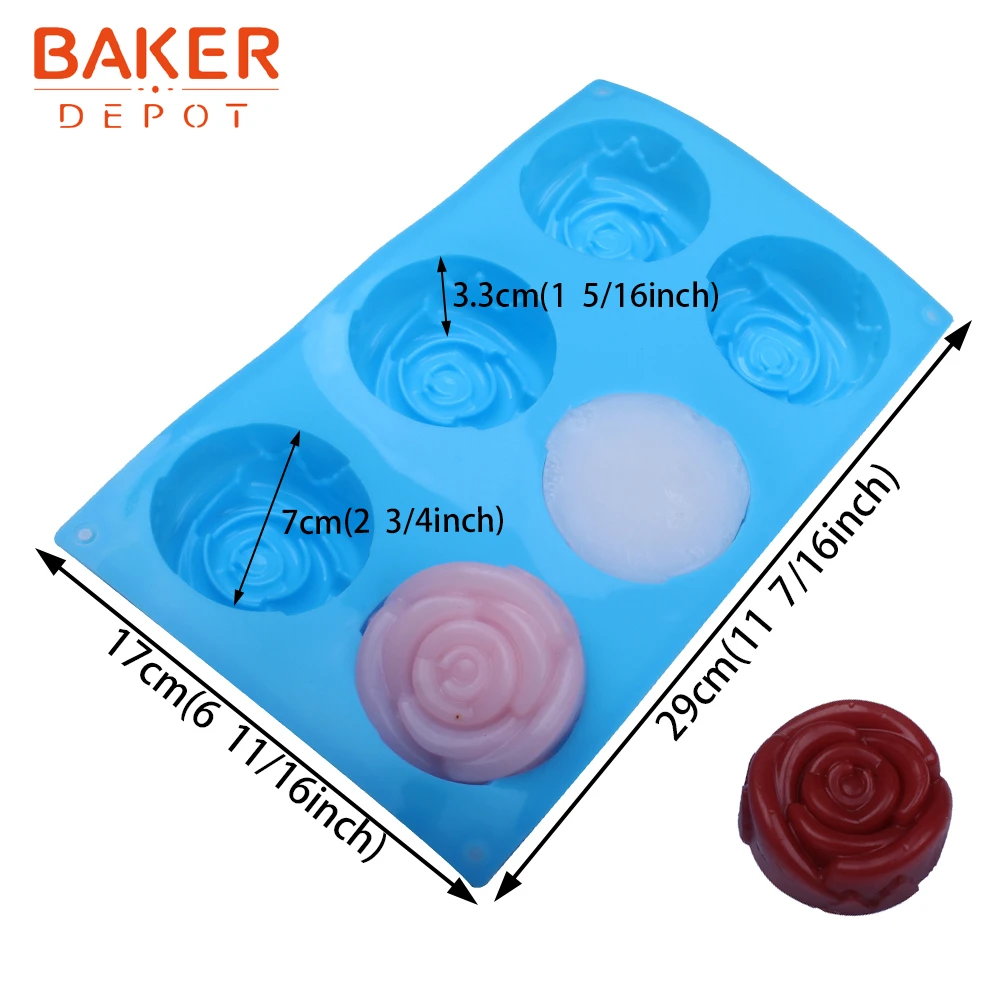 Силиконовая форма для торта в форме розы желе пудинга хлеба кекса выпечки | Дом и