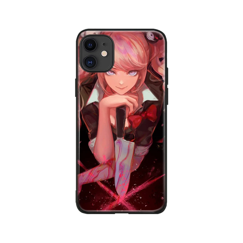 junko enoshima dangan ronpa phone case for iphone 6s 7 8 plus x xr xs 11 pro max samsung s note 8 9 10 20 plus ultra cover shell free global shipping
