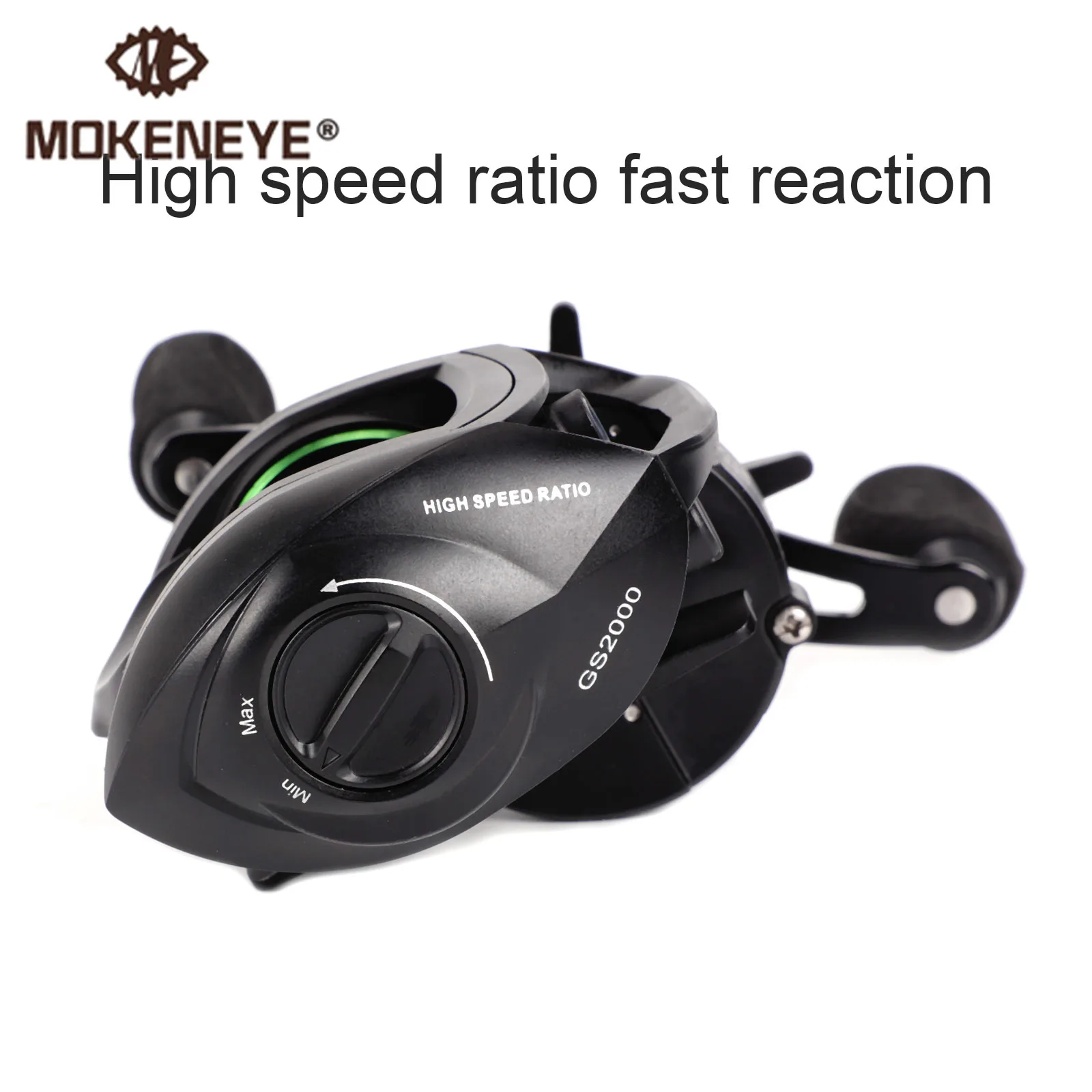 

JD2500 Fishing Baitcasting Wheel High Speed CNC Hollow Line Spool 4 Gears Strong Brake Ceramic Outlet 8KG Max Drag Ultralight