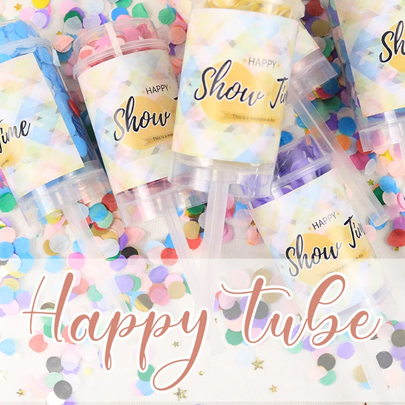 2021New1Pcs металлическое конфетти розовое золото вечерние встроенный в транспортное