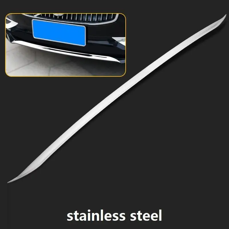Automobile Modified Chromium Body Trunk Rear Panels Foot Pedal Exterior Sticker Strip Modification Covers 18 19 FOR Volvo S90 | Автомобили