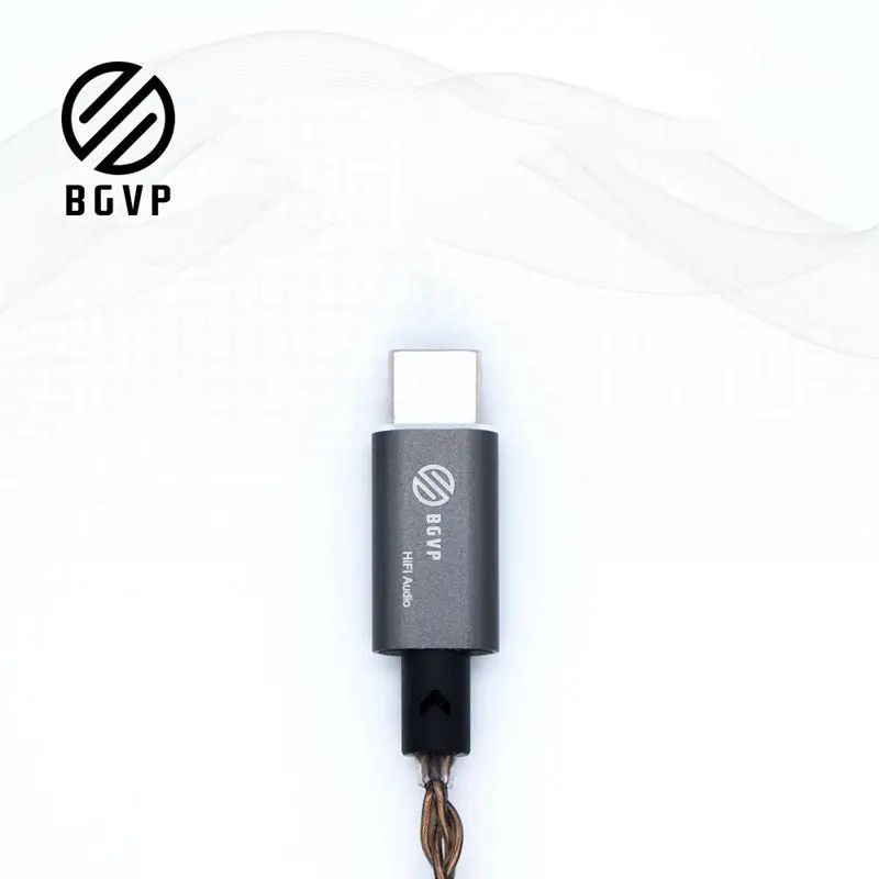 BGVP T01 32Bit/384kHz TYPE C DAC HiFi аудио усилитель для наушников v2.5 с адаптером совместимым