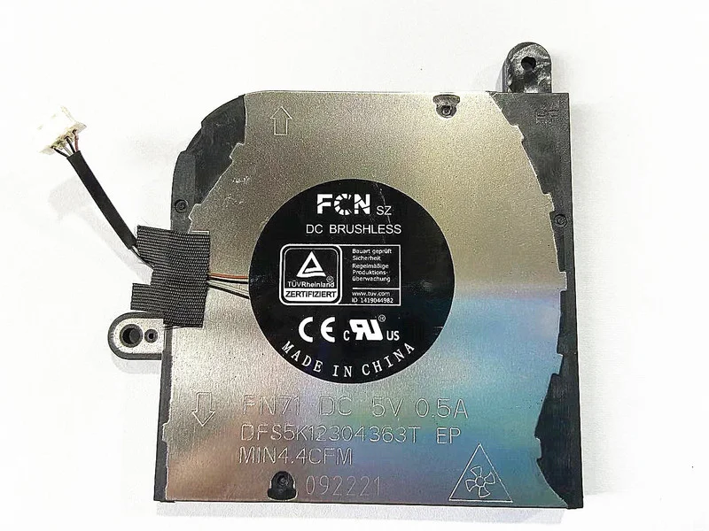 

New Laptop CPU Cooling Cooler Fan for Dell Latitude 5420 Laptop Radiator 0HX40M