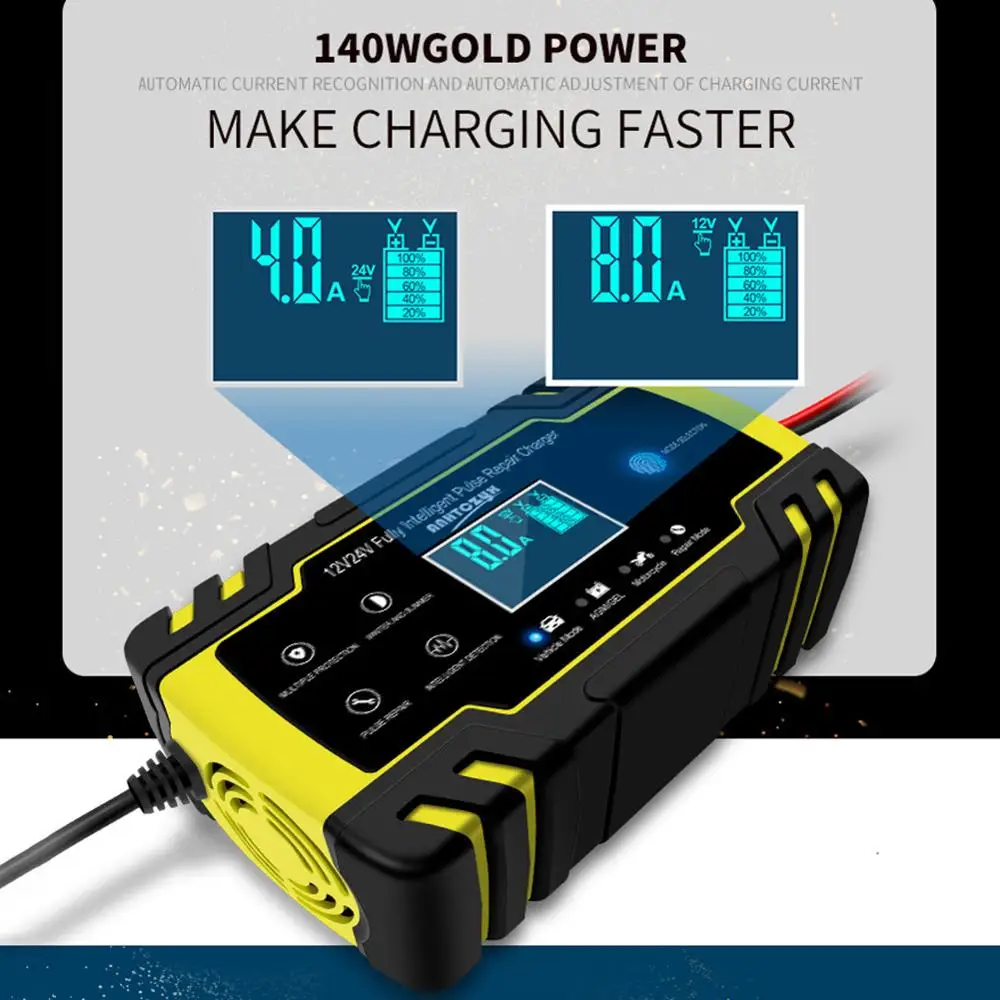 Многофункциональное зарядное устройство с ЖК дисплеем интеллектуальное