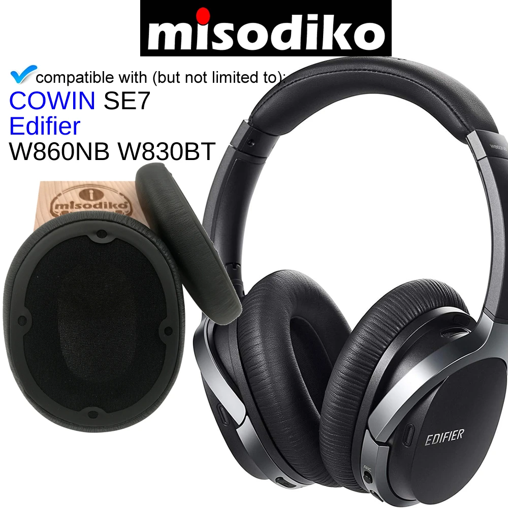 Запасные амбушюры misodiko для COWIN SE7 Edifier W830BT W860NB ремонтные детали наушников накладки