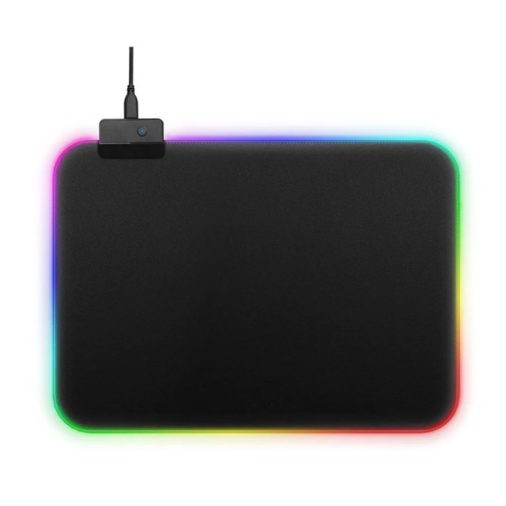 D Мода Высокое качество Горячая новинка RGB большое цветное светодиодное освещение клавиатура Коврик игровой коврик для мыши для покупки компьютера - Цвет: D