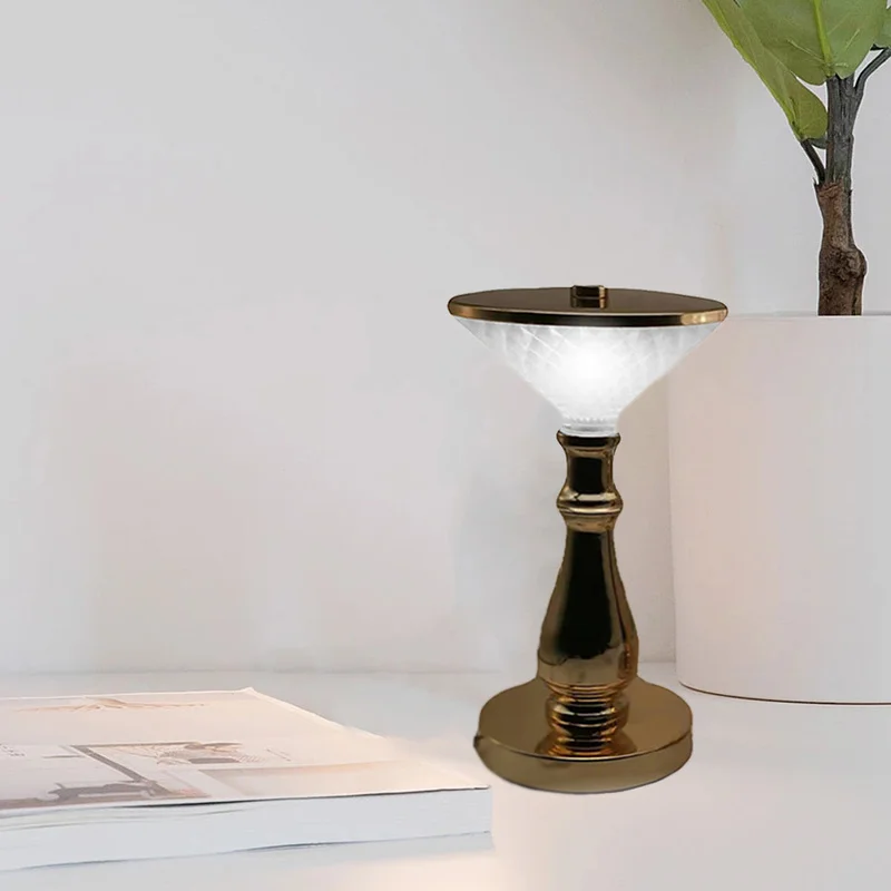 

LED Reading Table Lamp USB Color Temperature Brightness Dimming Lamp Crystal Table Lamp Transparent Creative Bedside Lamp