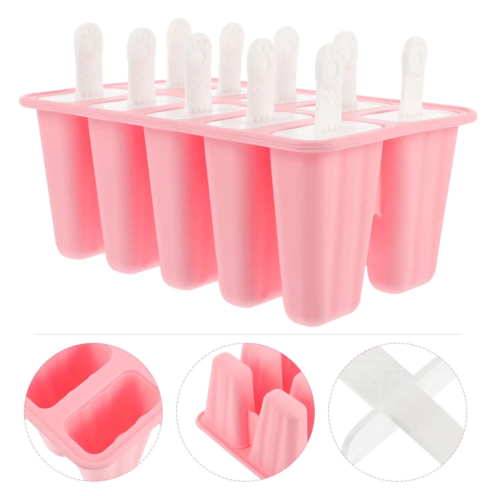 

1Pc Silicone Ice Mold Durable Popsicle Mold Ice Cream Mold Ice Cube Maker