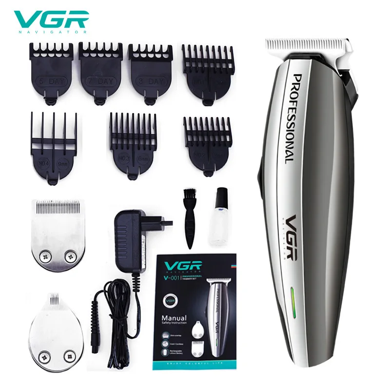 

VGR 3In1 Electric Clipper Retro Knife Head Hair Clipper Oil Head Electric Hair Clipper Hair Styling Tool Men's Trimmer V-001