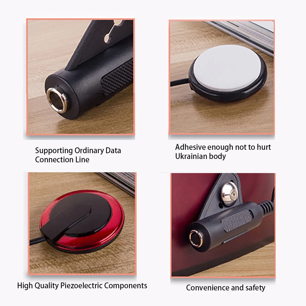 Практичная гитара Легкая установка с наклейкой Прочный портативный показать