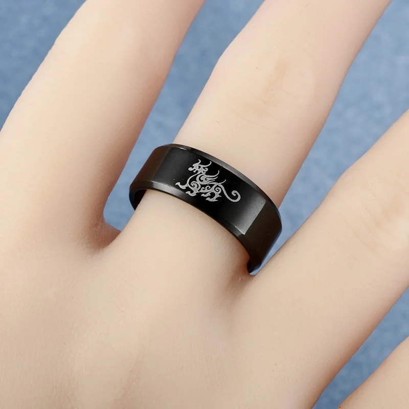 

New Arrival Jewelry Real Vintage Charm New Stainless Steel Simple Fashion Men's Women Ring Vintage Party Ring for Girls