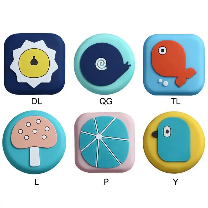 Силиконовый коврик настенные дверные бамперы мультяшная дверная ручка