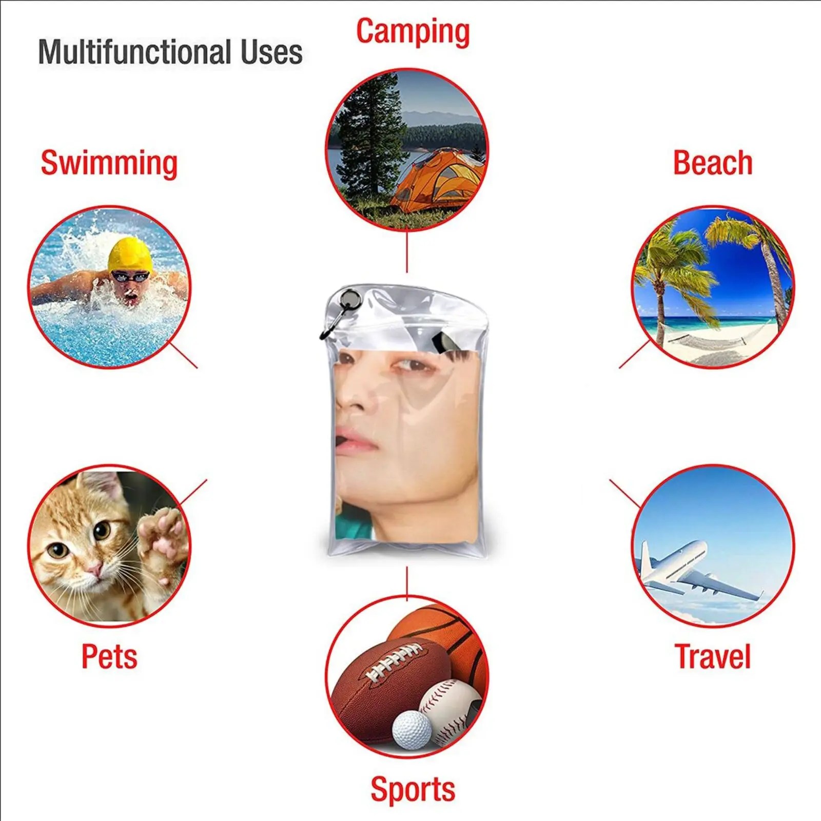 Быстросохнущее полотенце Up10tion для спортзала Спортивная ванночка портативный