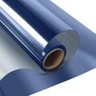 Односторонняя зеркальная пленка для окон, виниловая самоклеящаяся светоотражающая пленка на солнечных батареях, Тонировка окон для дома, серебристо-синие стеклянные наклейки