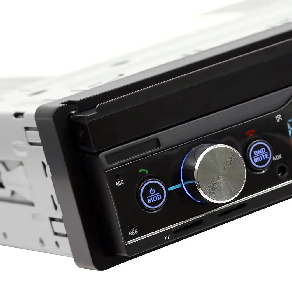 " 1 DIN сенсорный экран автомобиля Черный MP5 плеер gps Sat NAV Bluetooth Стерео Выдвижной Металл и АБС-пластик радиокамера радио Android