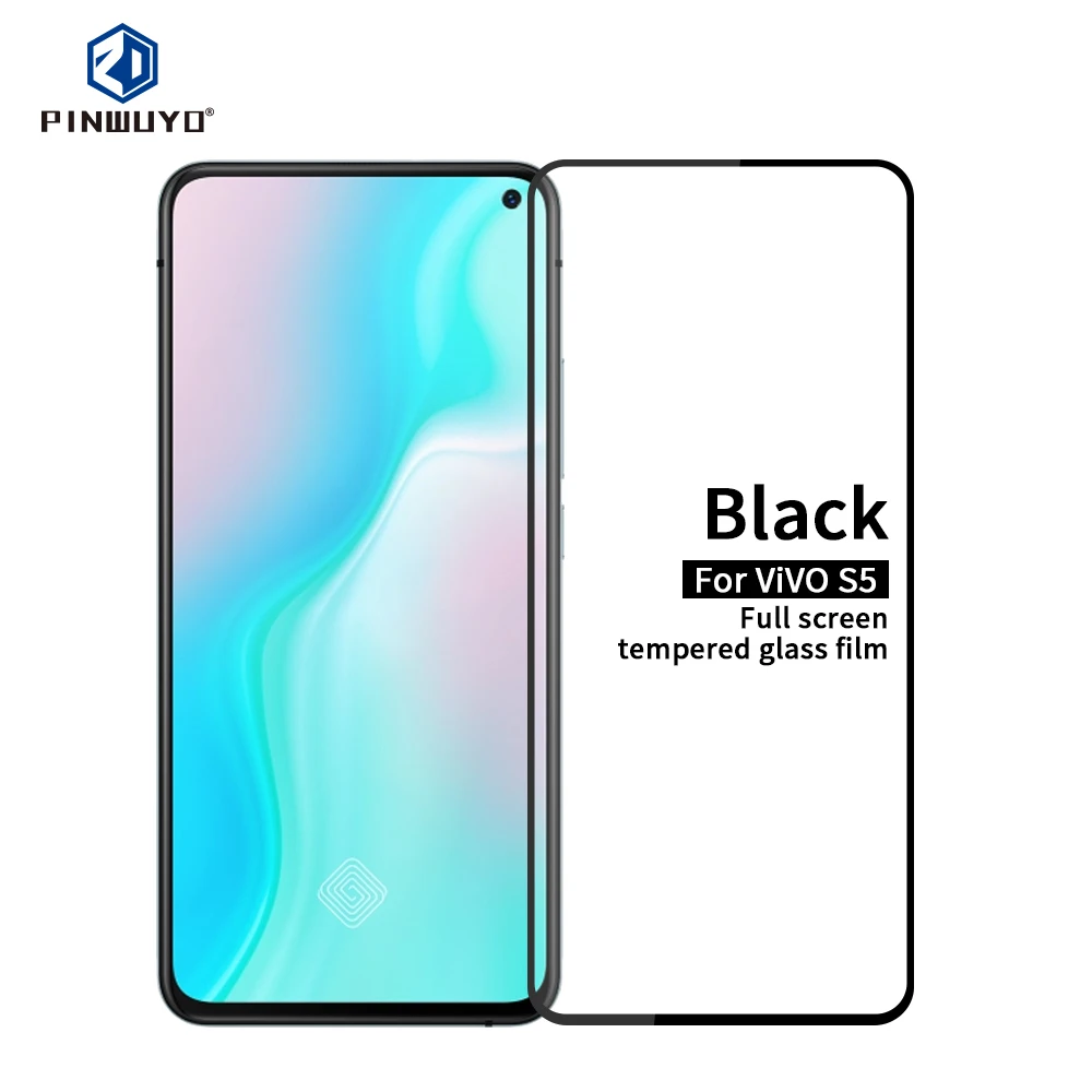 100% оригинальное закаленное стекло PINWUYO для VIVO S5 9H полноэкранная Защитная пленка 6
