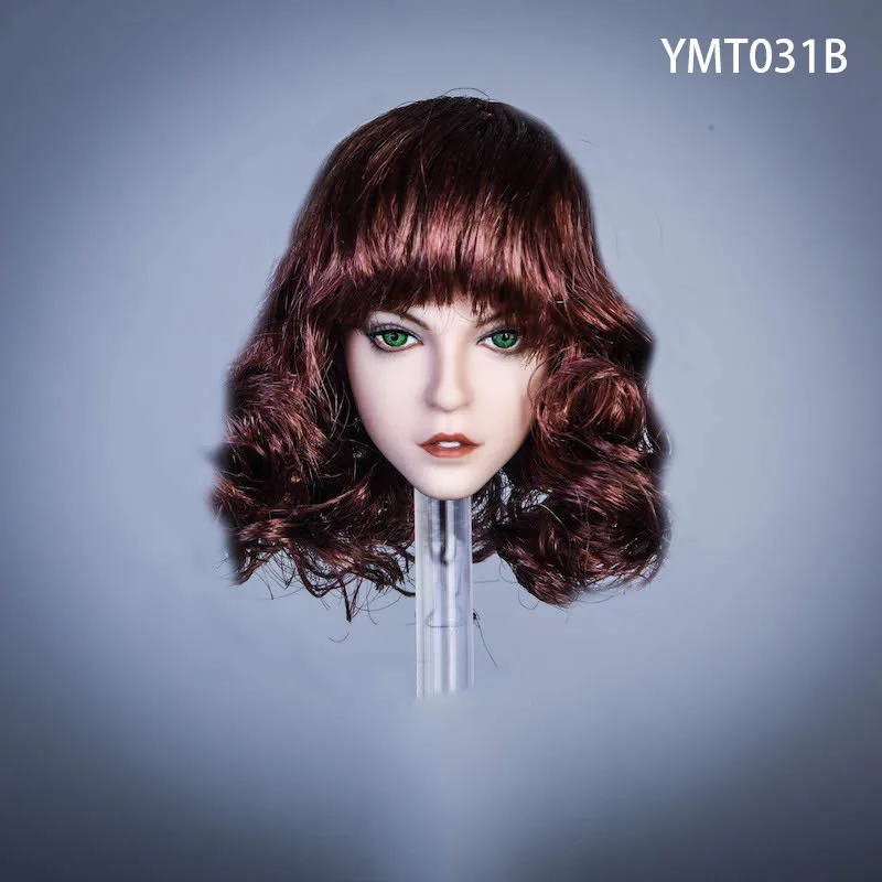 1/6 год пересадка волос Женская резьба по голове YMT031 Alice подходит для TBL PH покрытый