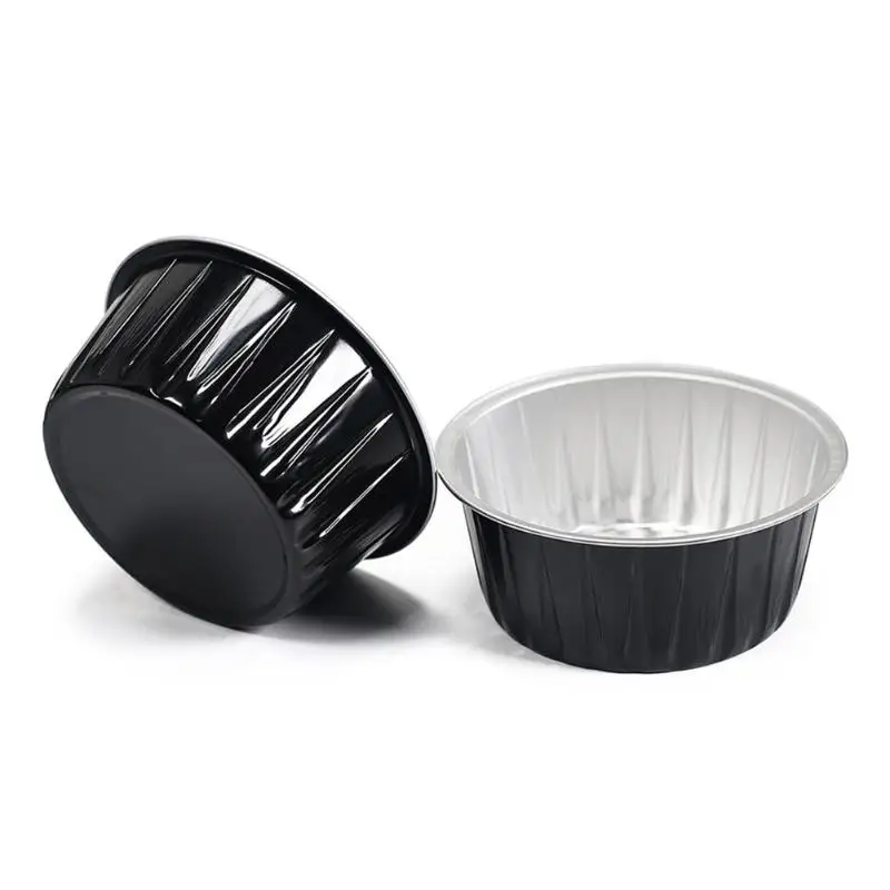 Черная круглая форма алюминиевая фольга для депиляции удаление волос тающая