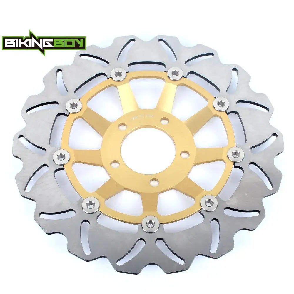 

BIKINGBOY Front Rear Brake Disks Discs Rotors + Pads For Suzuki GSXR 750 W 1994 1995 GSX-R 1100 W 93 94 95 96 97 98 310mm 240mm