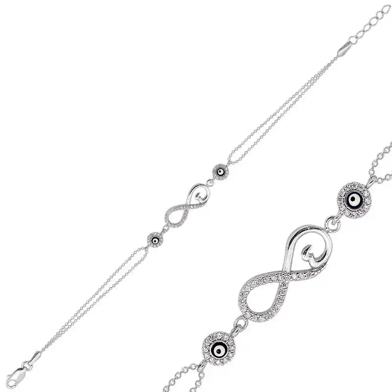 

Silverlina Silver Infinity Ladies Bracelet