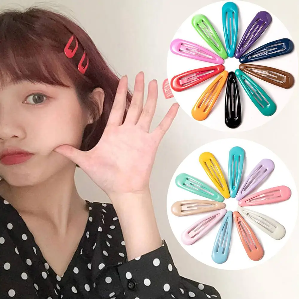 20 шт. зажимы для волос заколки BB цветные металлические малышей детей женщин