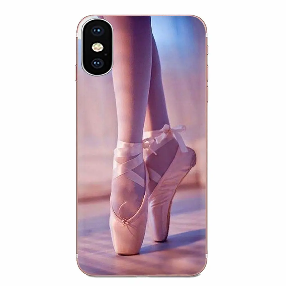 TPU Cell Bags For Huawei Mate 9 10 20 P P8 P9 P10 P20 P30 P40 Lite Pro Smart 2017 Ballerina Dance Ballet Girl Shoes | Мобильные