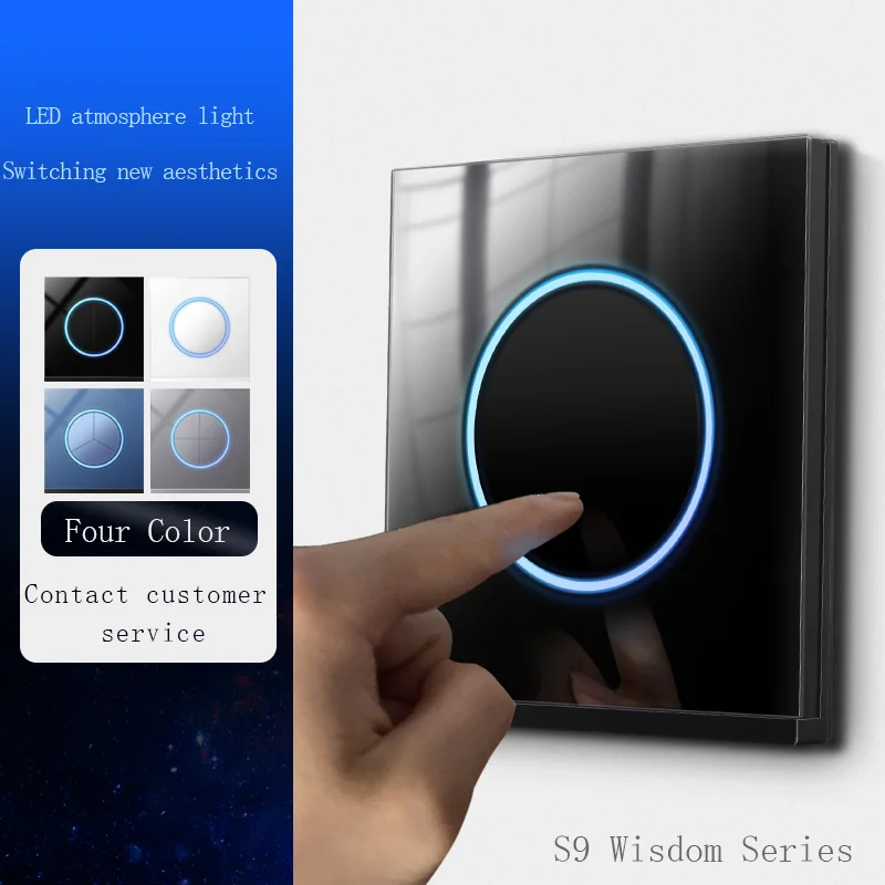 Роскошный настенный сенсорный выключатель KEKA светильник льный Стандартный