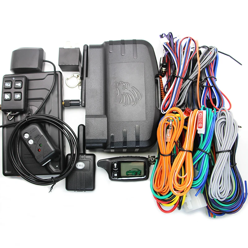 Автомобильная сигнализация TW9010 двусторонняя мобильный телефон управление