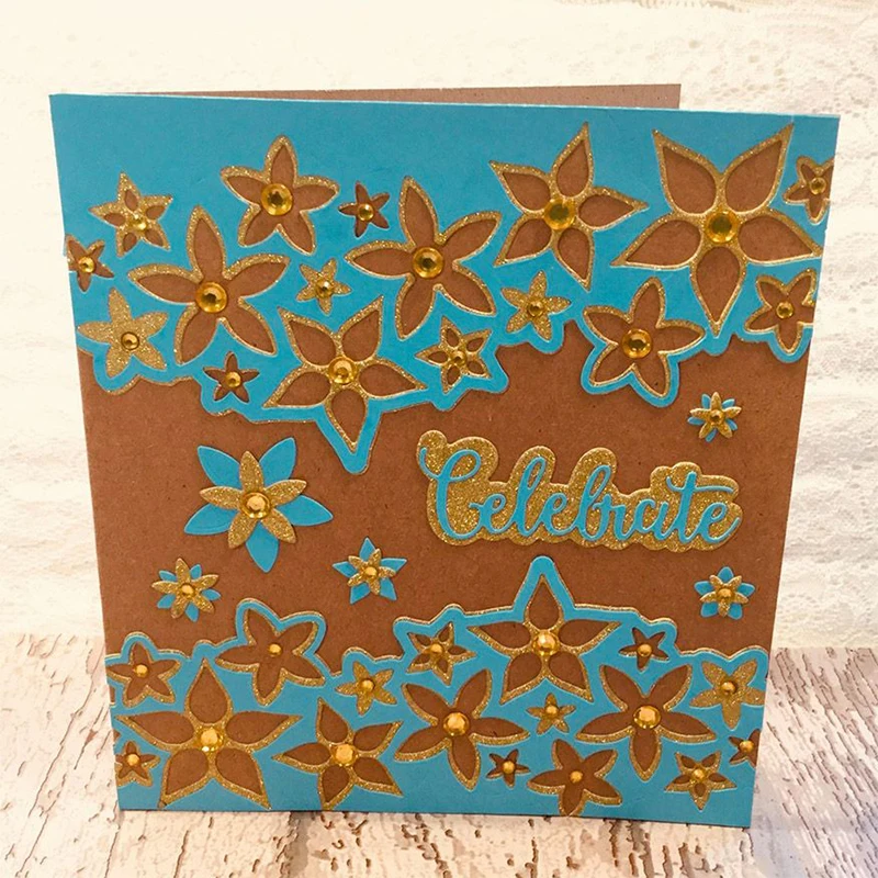 Новинка 2020 Лидер продаж металлические Вырубные штампы с изображением цветов