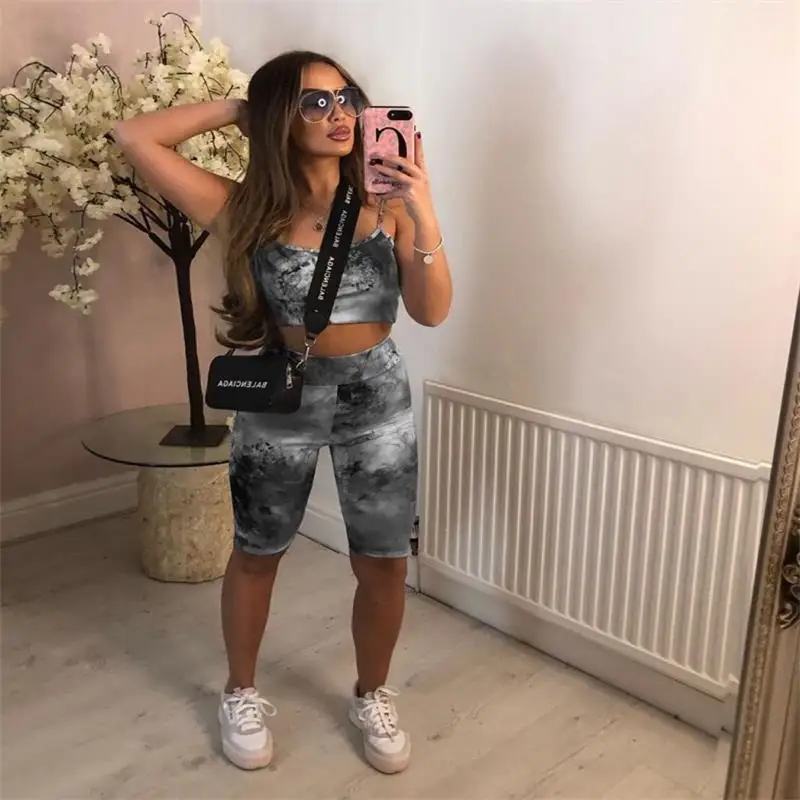 Повседневная одежда размера плюс 2 из двух предметов спортивный костюм пляжные