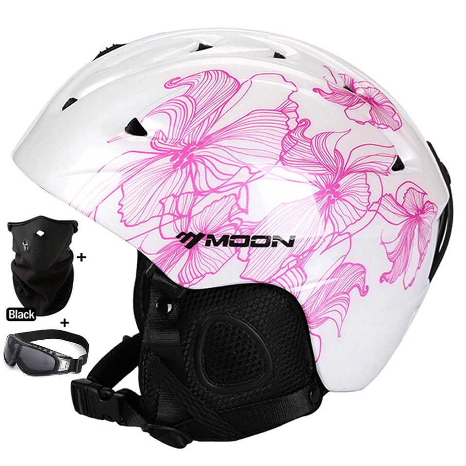 MOON New Ski Helmet Breathable Ultralight Skiing Helmet 28 Colors CE Certification Snowboard/Skateboard Helmet