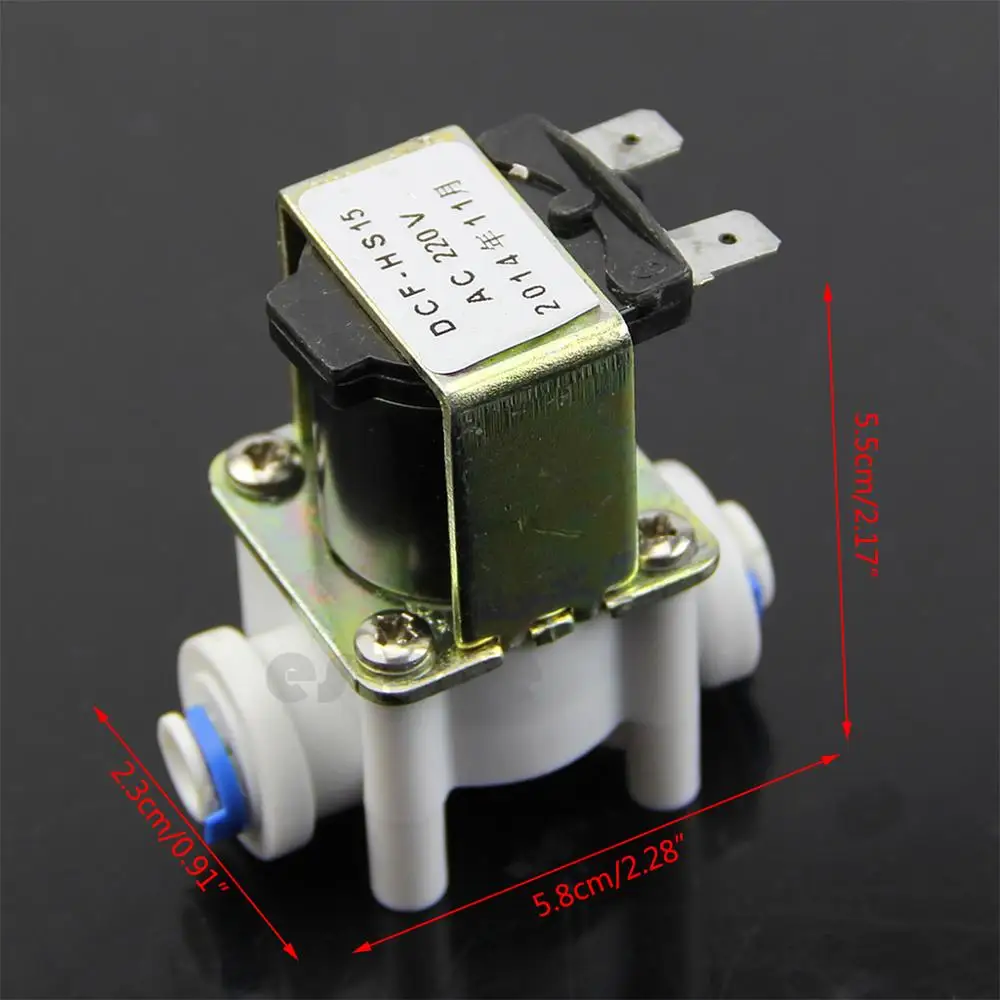 

Water Valve Electric Plastic Solenoid Valve for Water Purifier Ionizer Air Inlet Pipeline