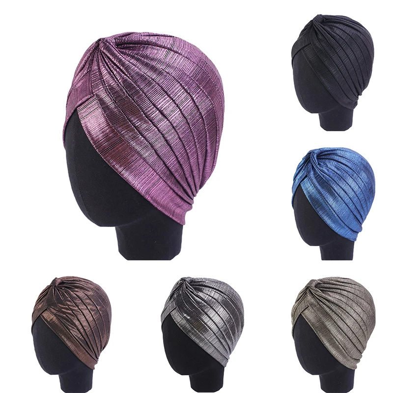 Женский хлопковый хиджаб шарф тюрбан шапки мусульманский головной платок