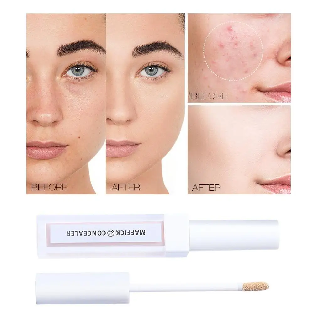 

Face Makeup Concealer Cream Long Lasting Waterproof Concealer Foundation Eye Face Pores Circles Cover Black Full Beige Crea B9R8
